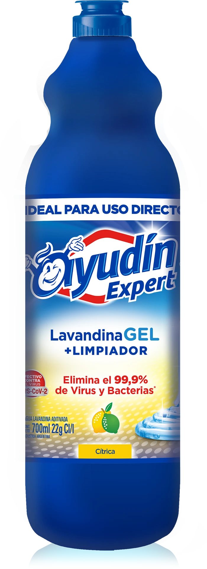 Lavandina Gel Expert CADEC Cítrica 700ml