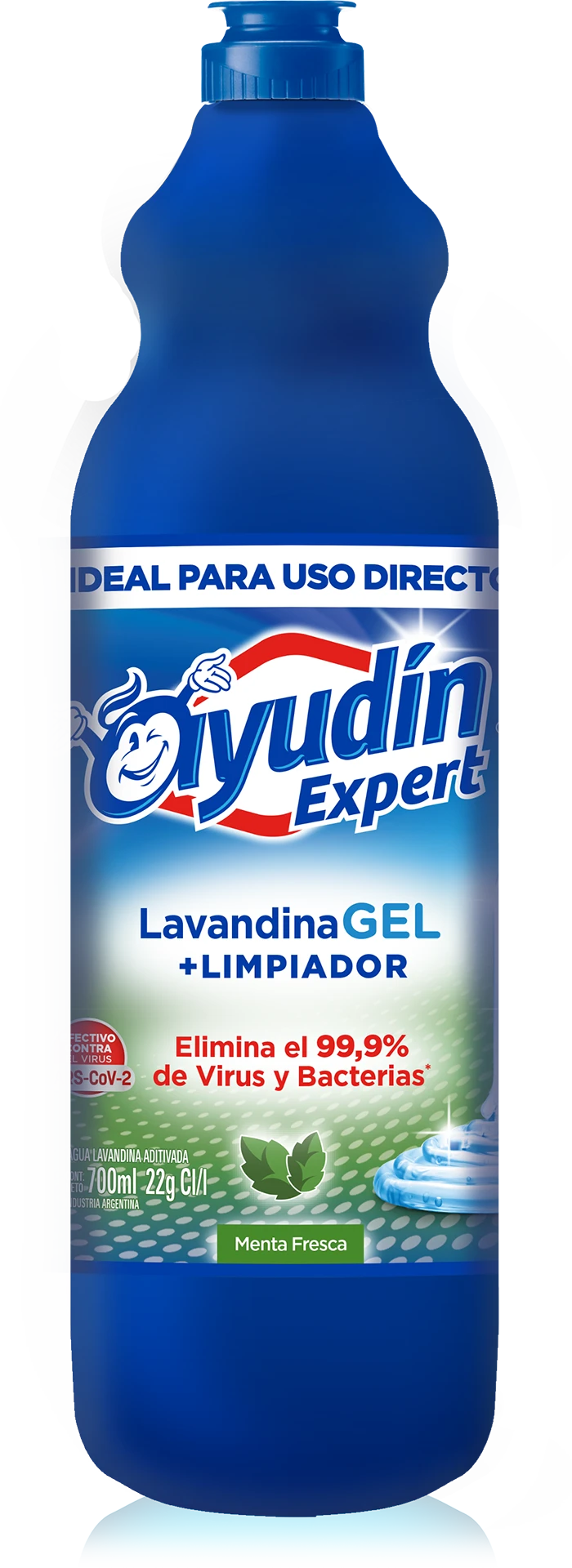 Lavandina Gel Expert CADEC Menta Fresca 700ml